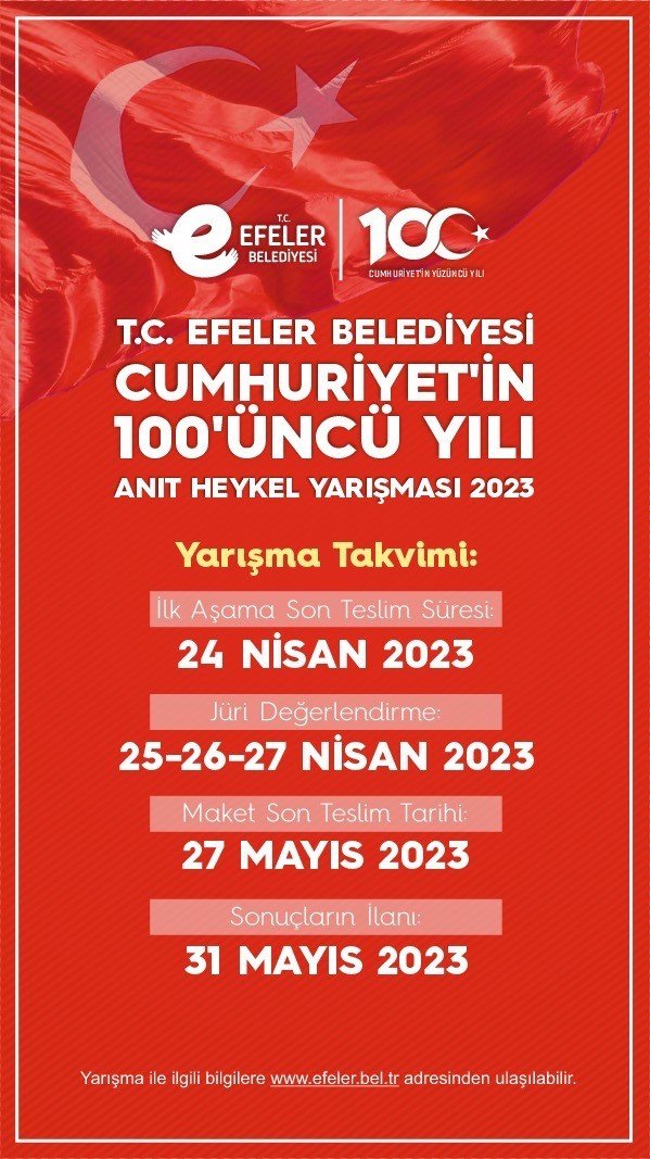 Efeler Belediyesi’nden Cumhuriyetin 100. Yılına özel yarışma