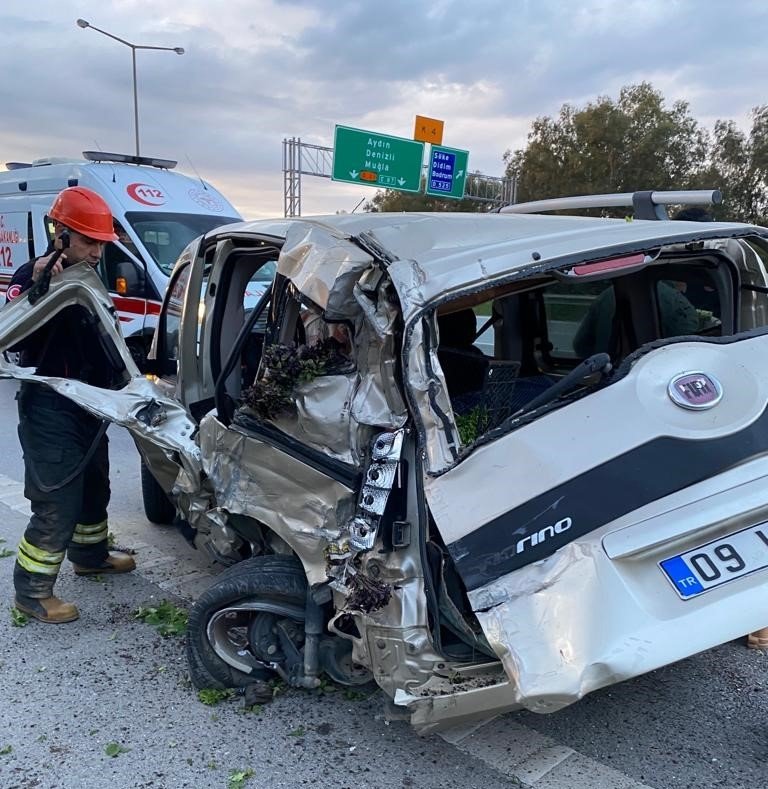 Aydın’da trafik kazası: 2 yaralı