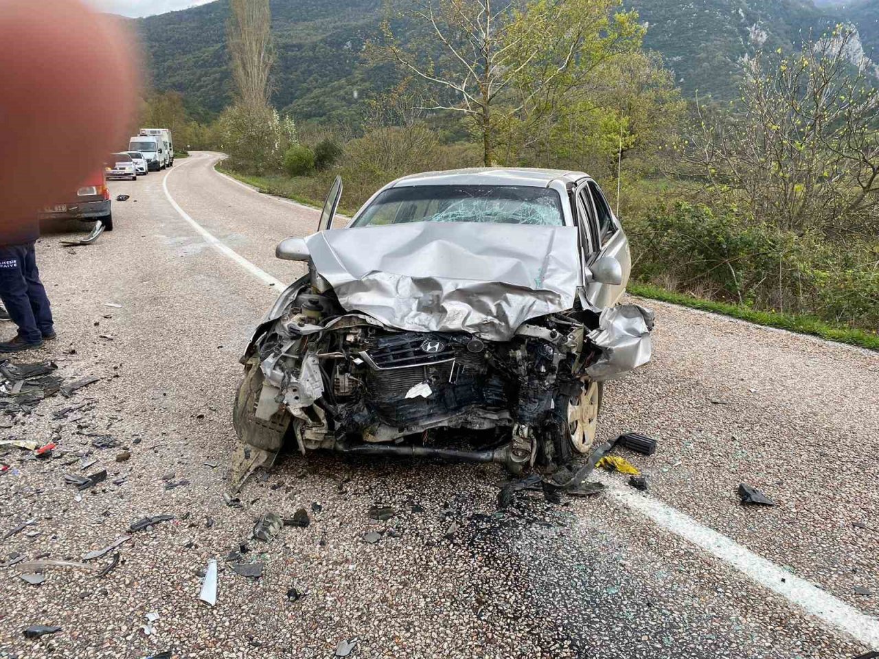 Gönen’de trafik kazasında 1 kişi yaralandı, 1 kişi öldü
