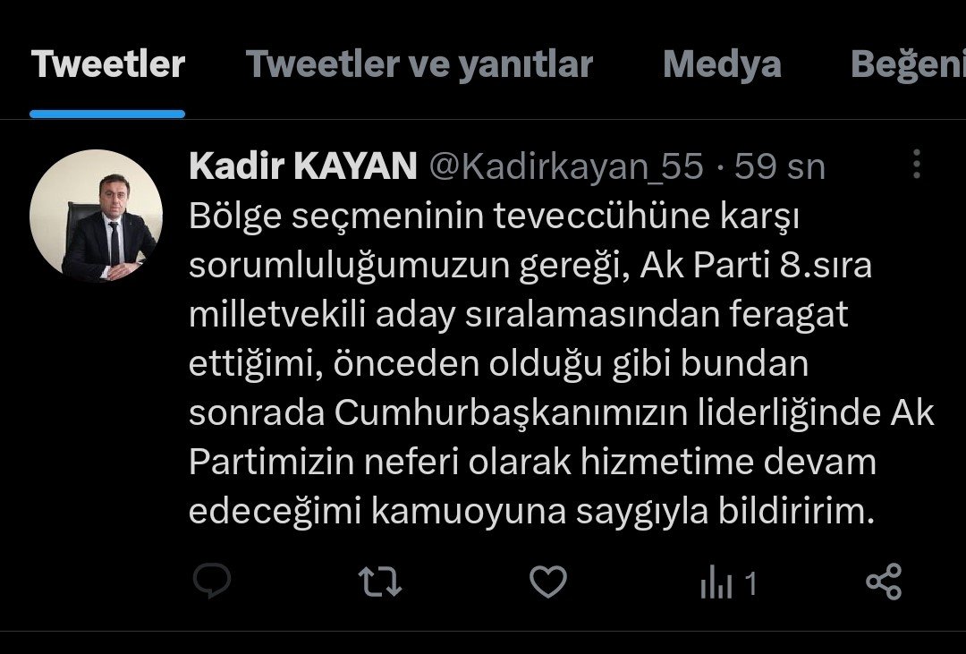 Milletvekilliği adaylığından çekildi