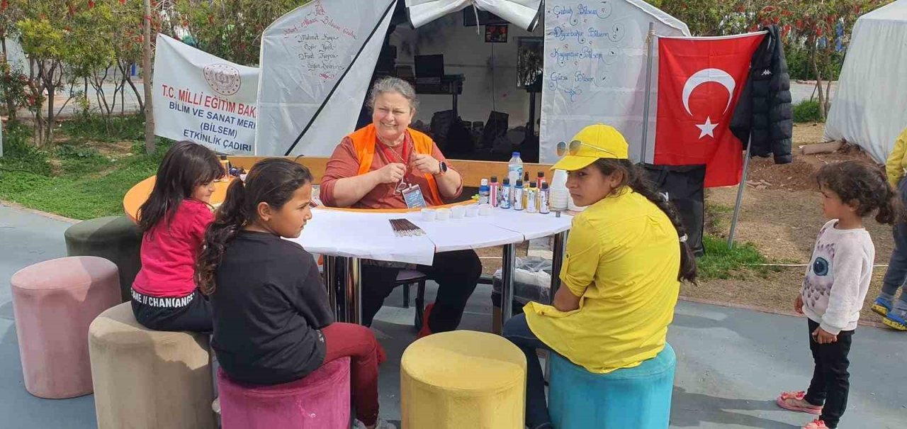 Bodrum BİLSEM öğretmenlerinden Hatay’da öğrencilere bilim ve sanat etkinliği