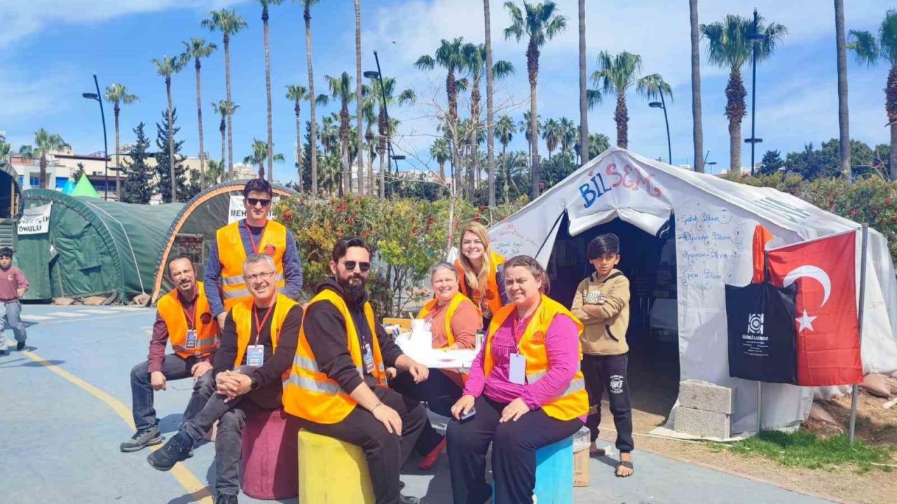 Bodrum BİLSEM öğretmenlerinden Hatay’da öğrencilere bilim ve sanat etkinliği