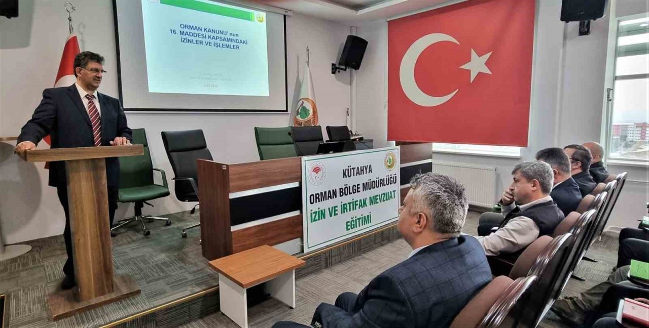 Kütahya OBM’de İzin ve İrtifak Şube Müdürlüğü eğitimleri