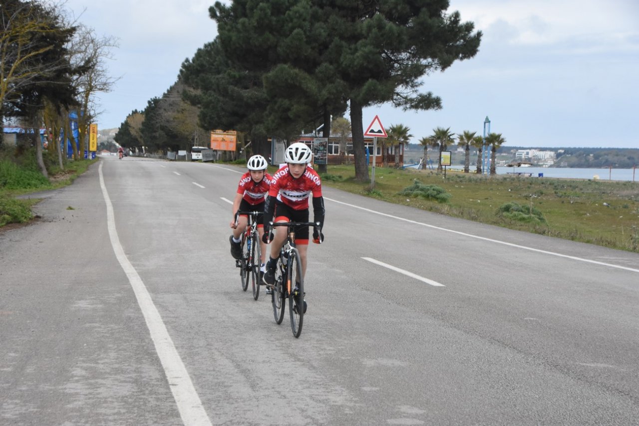 Sinop’ta Bisiklet İl Birinciliği müsabakaları