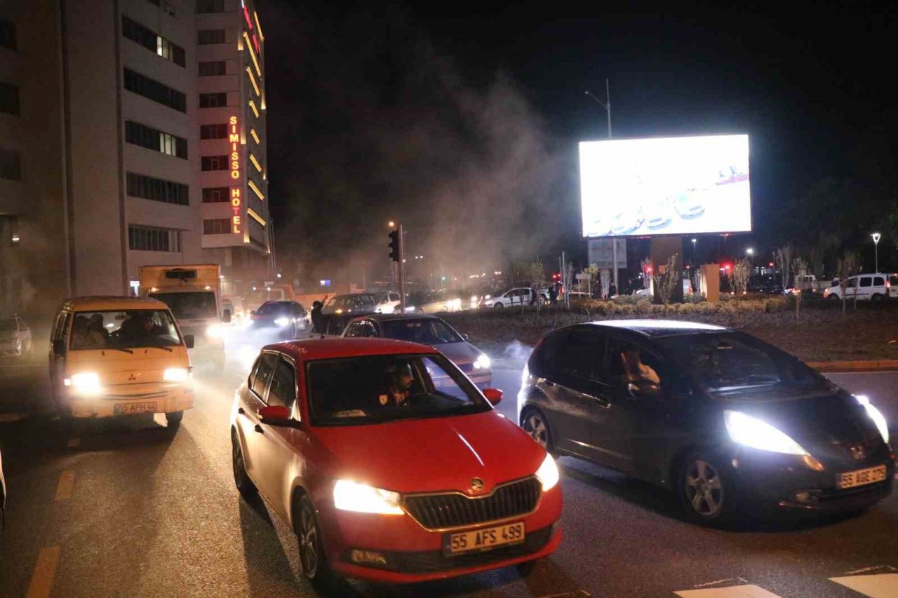 11 yıl sonra Süper Lig’e çıkan Samsunspor’dan muhteşem gibi kutlama