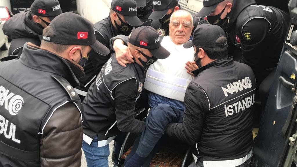 Uyuşturucu baronu Ürfi Çetinkaya adliyeye sevk edildi