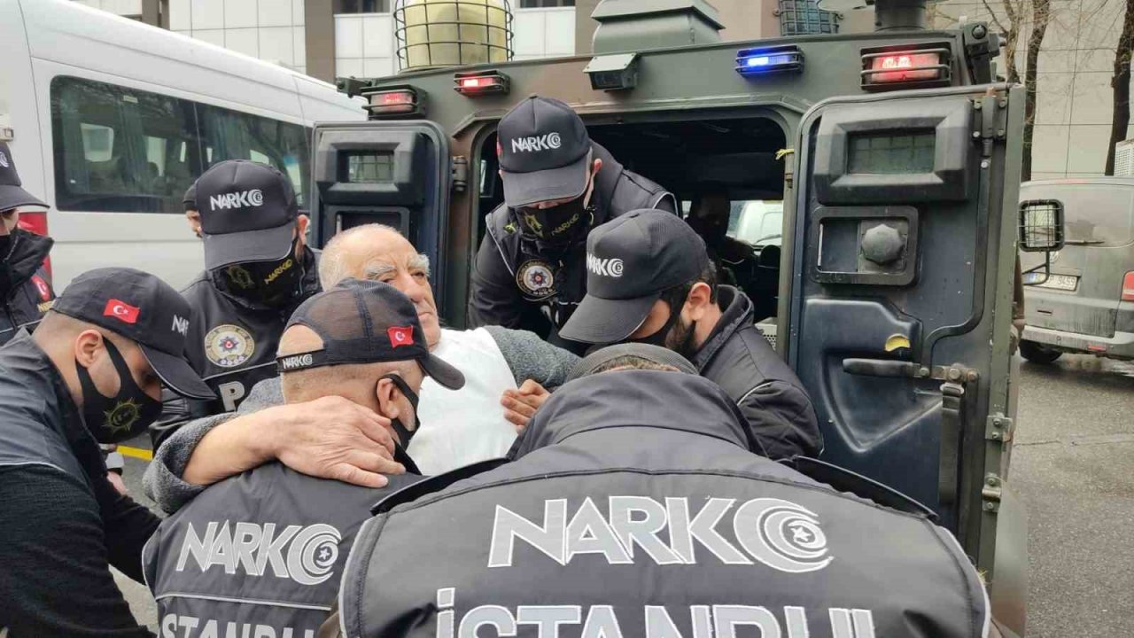 Uyuşturucu baronu Ürfi Çetinkaya adliyeye sevk edildi