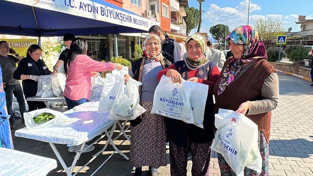 Başkan Çerçioğlu Nazilli’de fide dağıttı