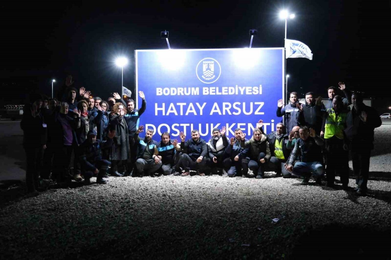 Bodrum Belediyesi, depremzedelere desteklerini sürdürüyor