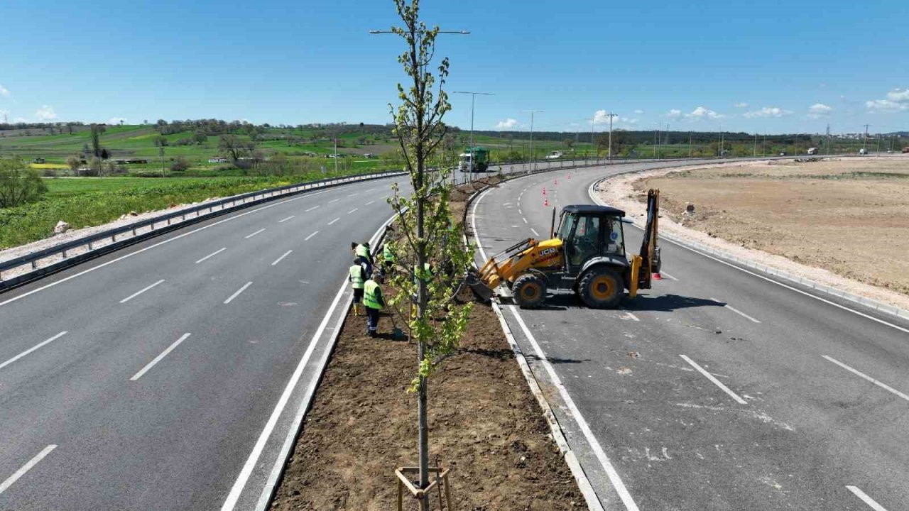 Hastane yolu açılışa hazırlanıyor