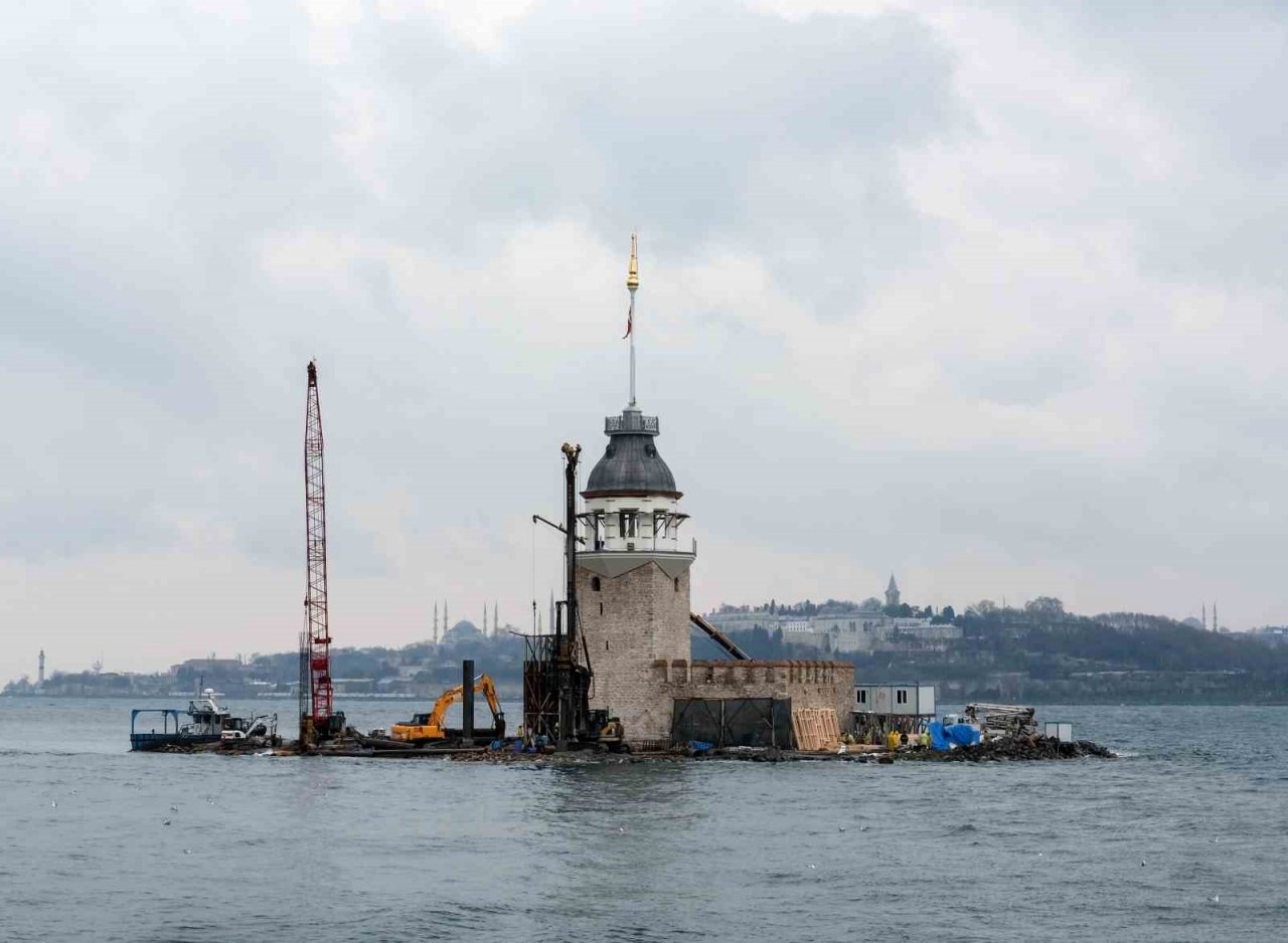 Kız Kulesi yeni görüntüsüyle mest etti