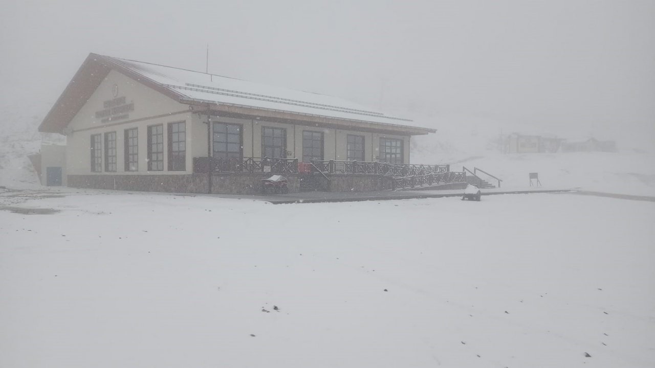 Karabük’ün yüksek kesimleri beyaz örtüyle kaplandı