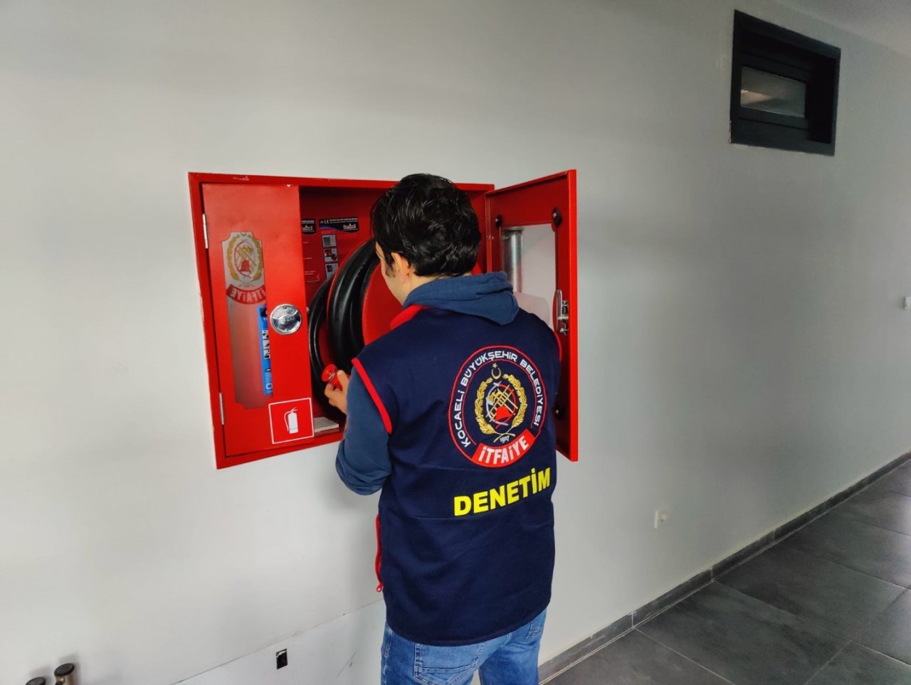 Kocaeli Şehir Hastanesi’nde yangın denetimi