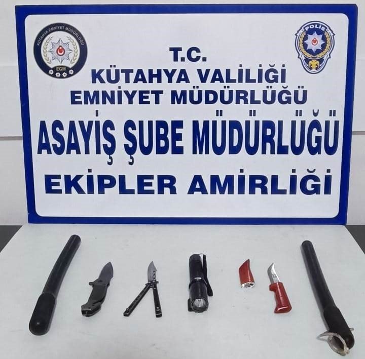 Kütahya’da 490 şahıs, 233 aracın GBT kontrolü ve denetimi yapıldı