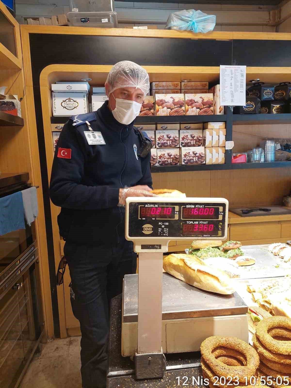 Marmaris’te zabıta ekipleri fırınları denetledi