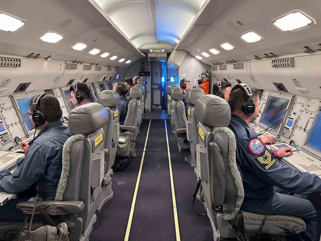 E-7T Havadan İhbar Kontrol Uçağı NATO hava unsurları ile tatbikat icra etti