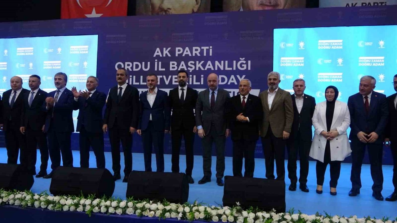 AK Parti Ordu milletvekili adayları tanıtıldı