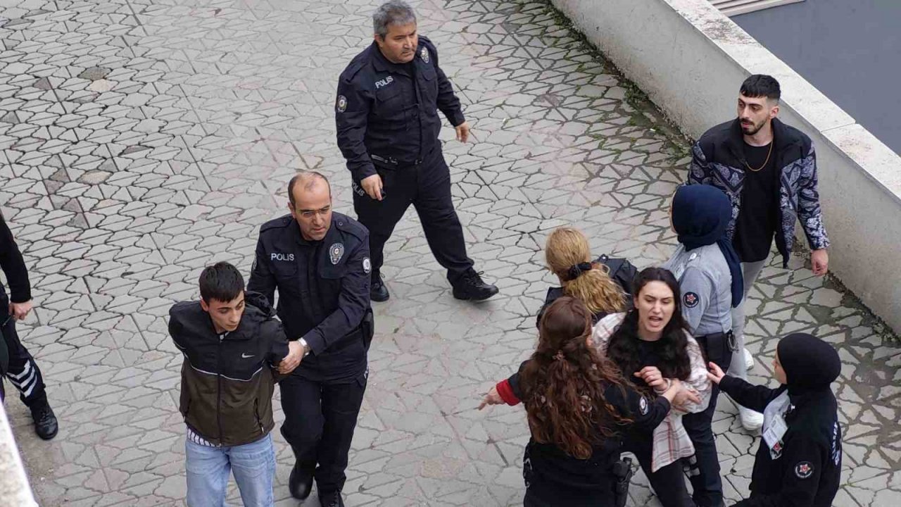 Samsun’da duruşma çıkışı adliye önünde kavga: 1 yaralı