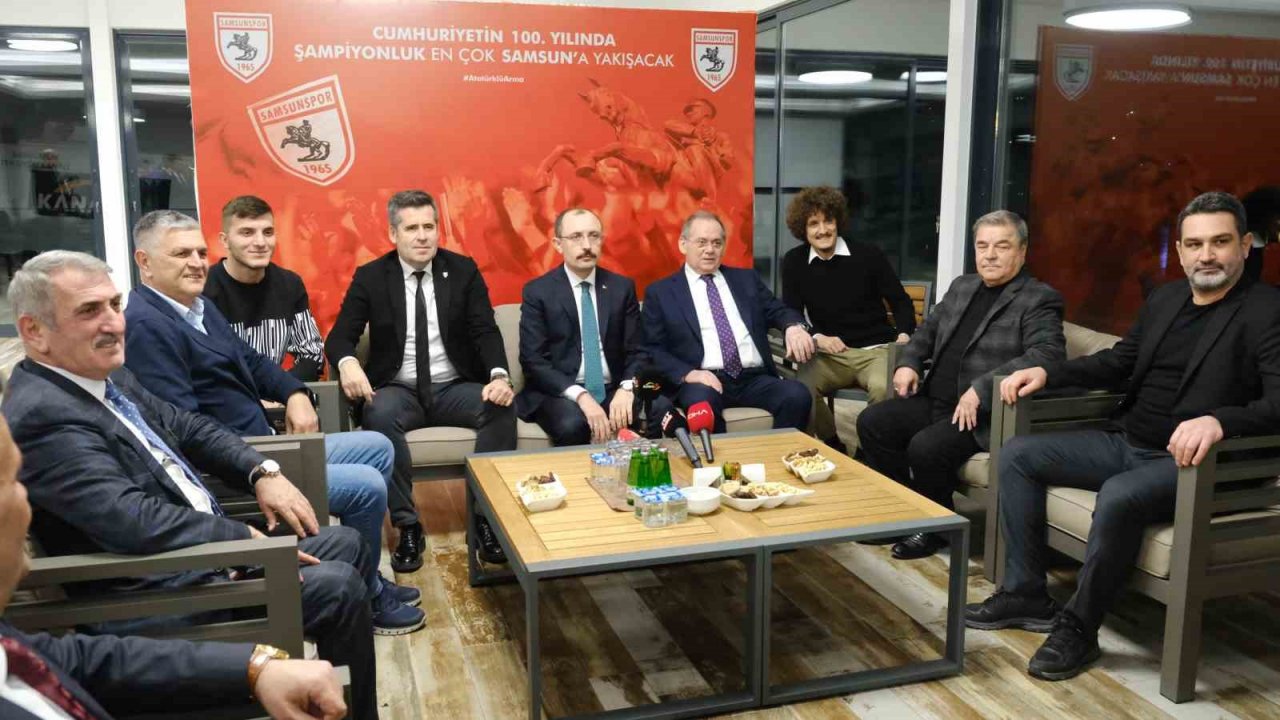 Bakan Muş: “Samsunspor hepimizi sevince boğdu”