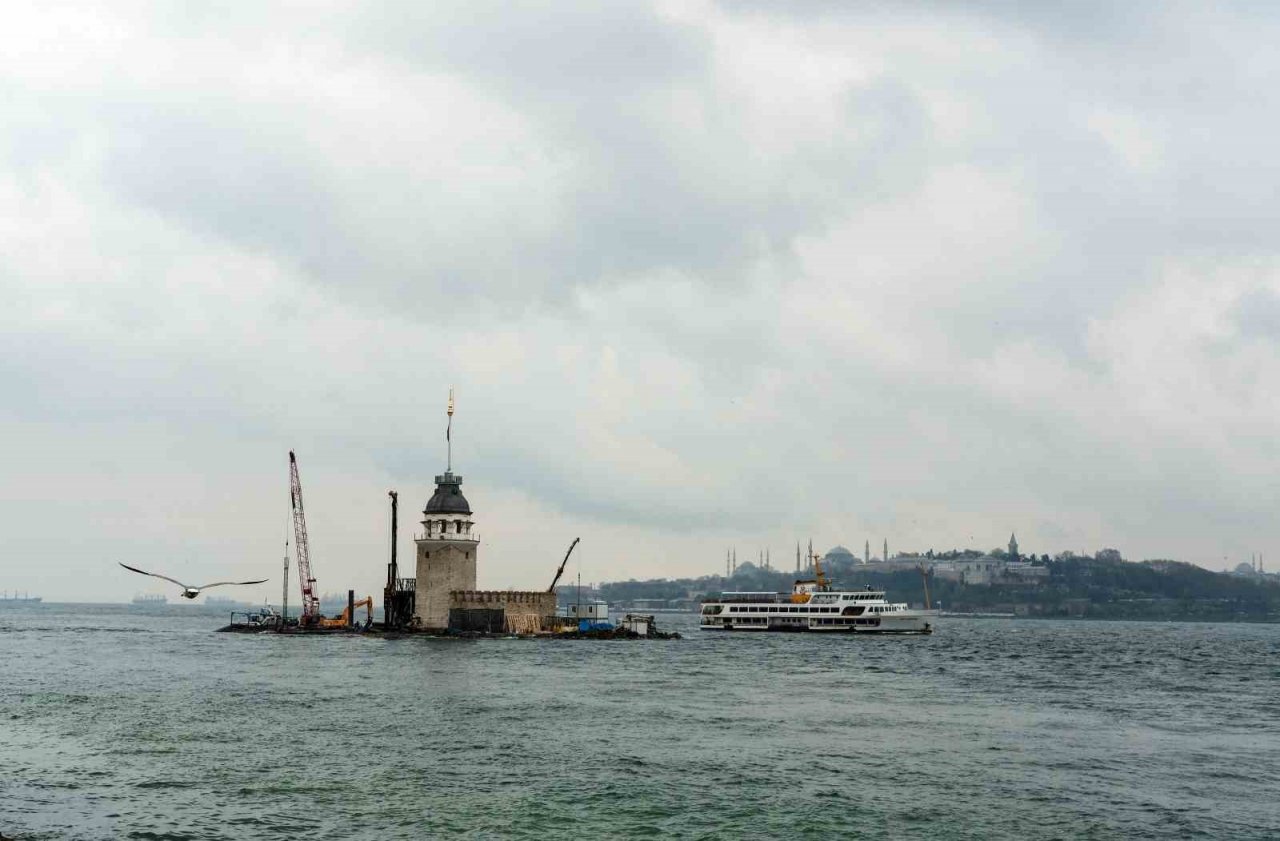 Kız Kulesi yeni görüntüsüyle mest etti