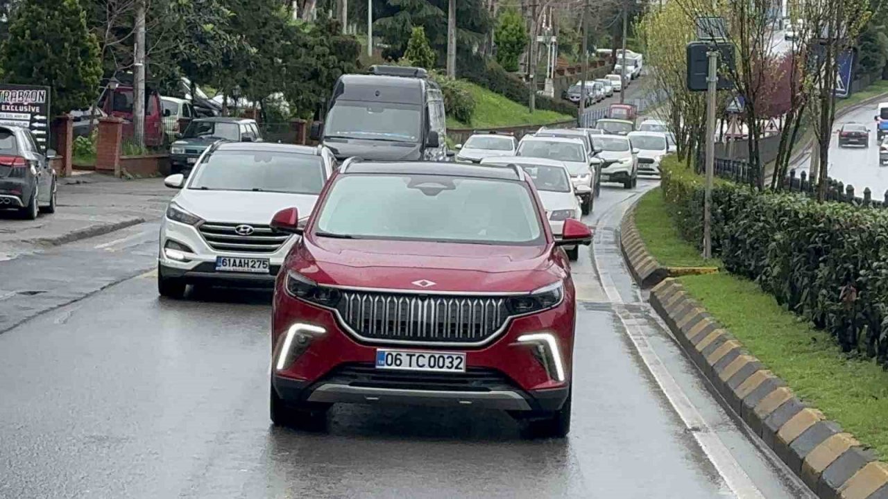 Trabzon’da TOGG’a yoğun ilgi