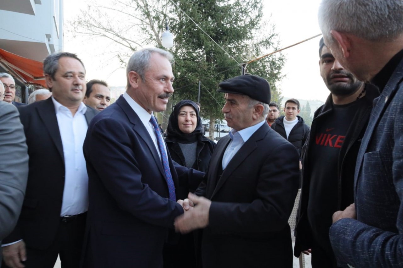 AK Parti Milletvekili Şahin Tin, Kalelilerle buluştu