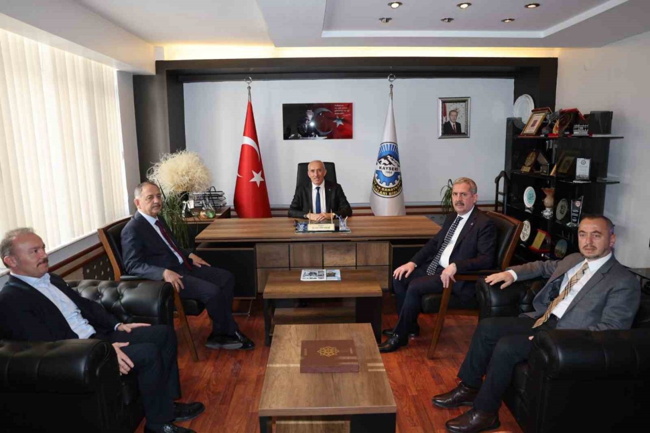 Özhaseki ve Gürcan’dan KAYSO ile KESOB’a ziyaret