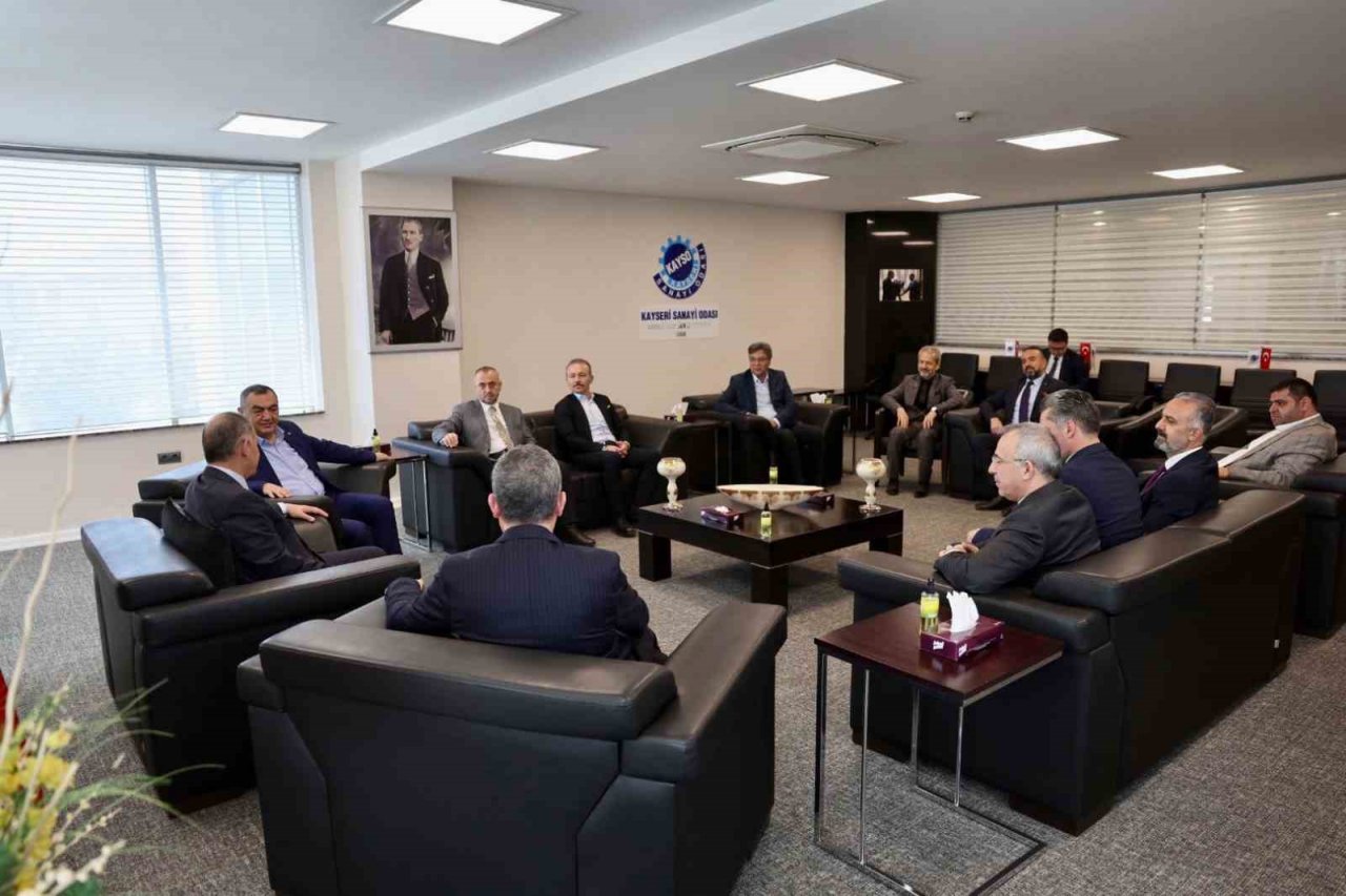 Özhaseki ve Gürcan’dan KAYSO ile KESOB’a ziyaret