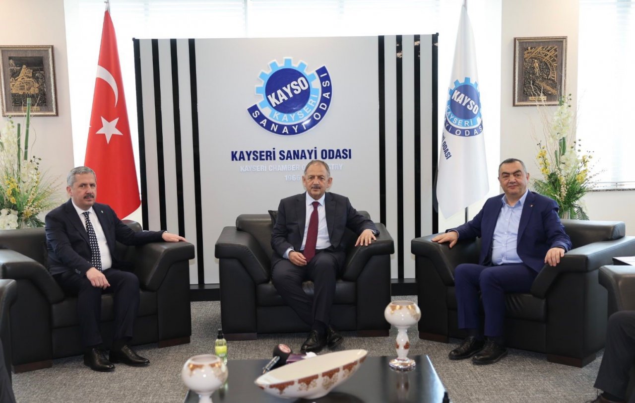 Özhaseki ve Gürcan’dan KAYSO ile KESOB’a ziyaret