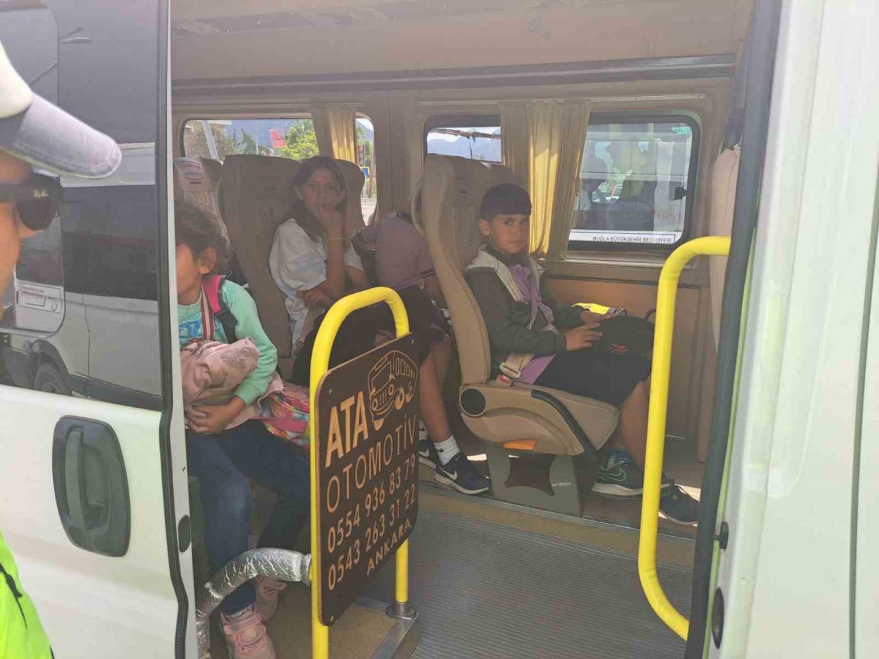 Datça’da servis araçları denetlendi