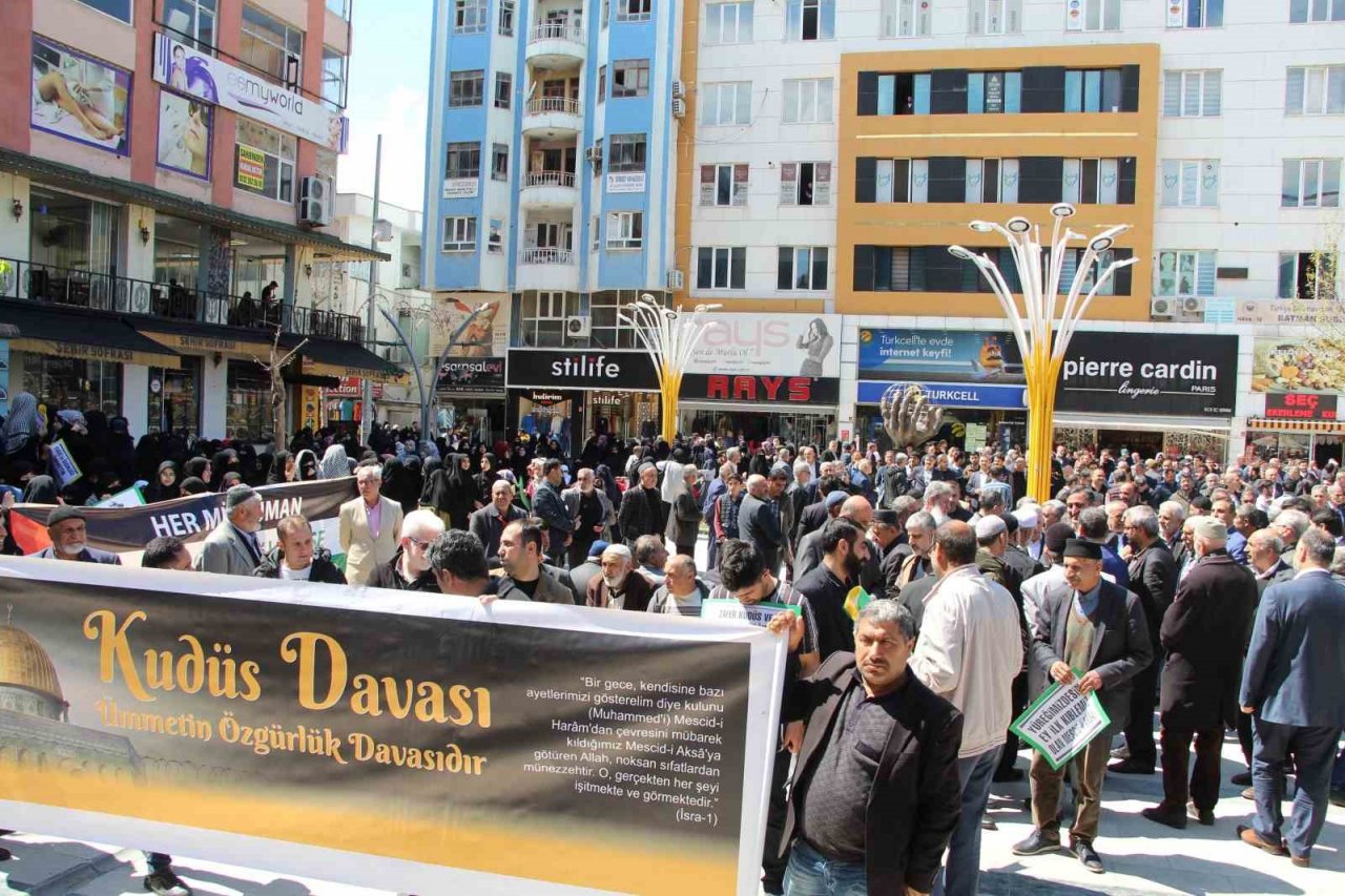 Dünya Kudüs Günü’nde Kudüs’ün işgali protesto edildi