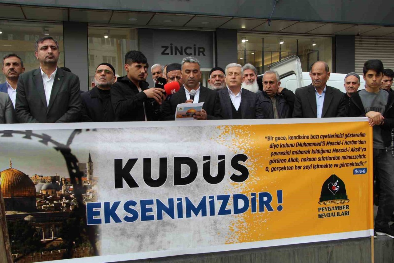 Dünya Kudüs Günü’nde Kudüs’ün işgali protesto edildi