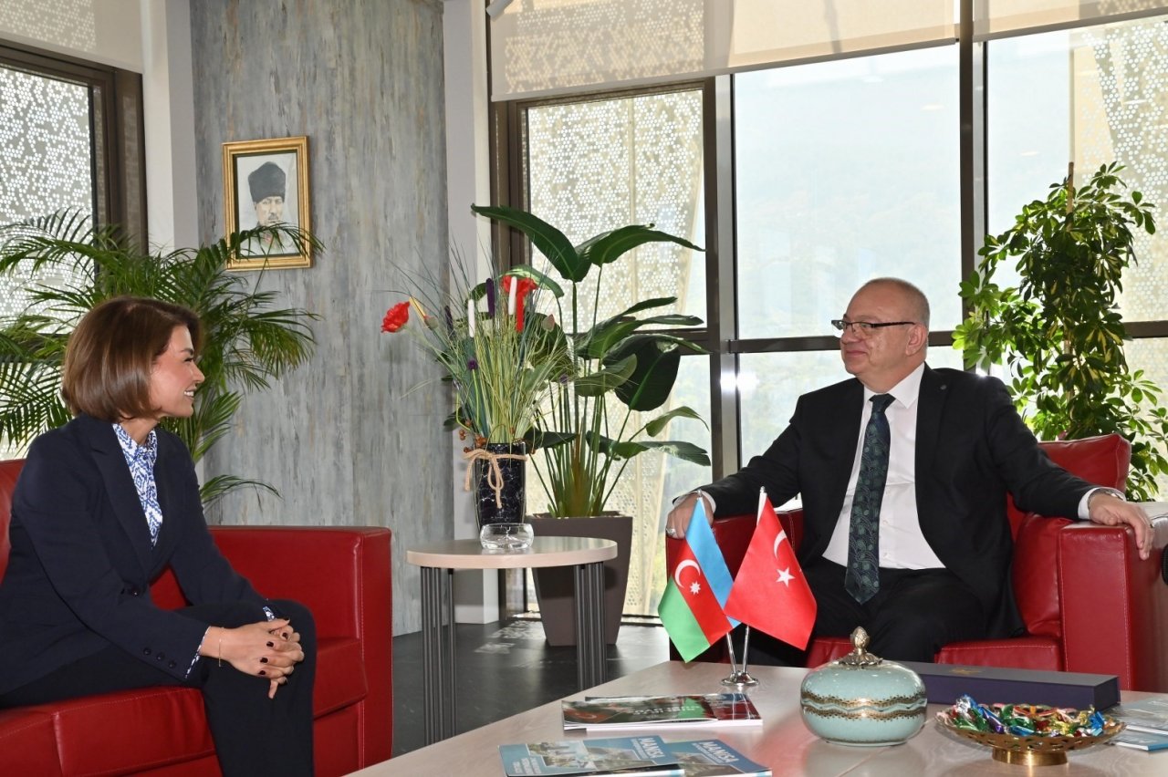 Başkan Ergün, Azerbaycan Başkonsolosu ve konsolosları ağırladı