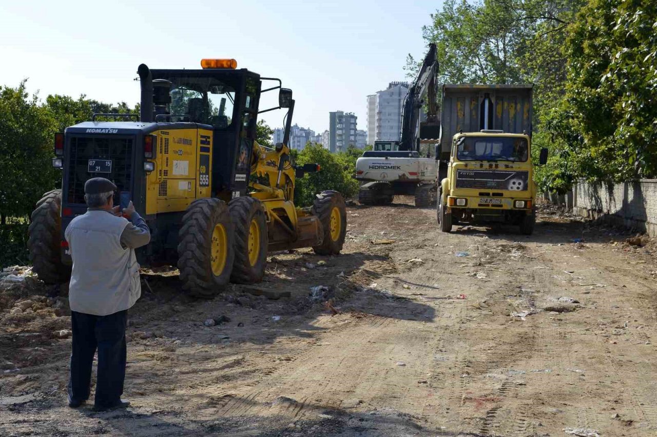 Kırcami’de yol çalışmaları başladı