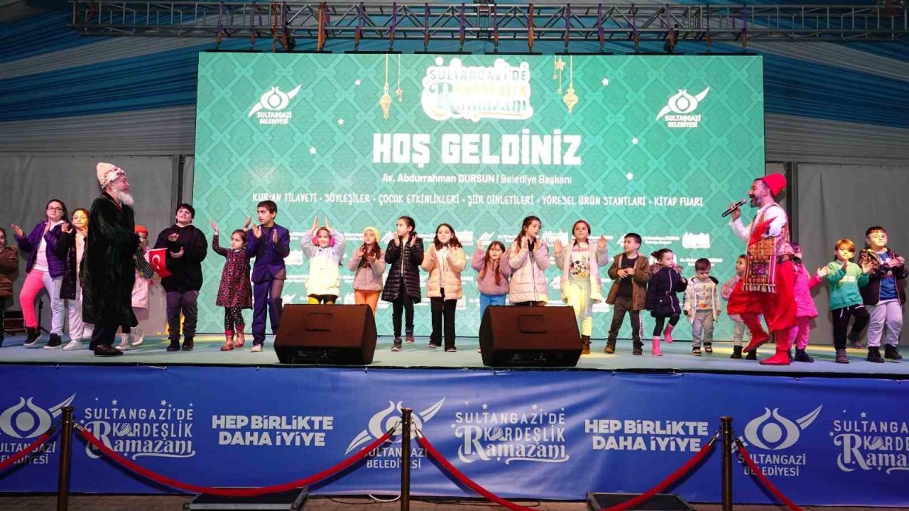 Sultangazi’de Ramazan’a özel çocuklar için rengarenk programlar sürüyor