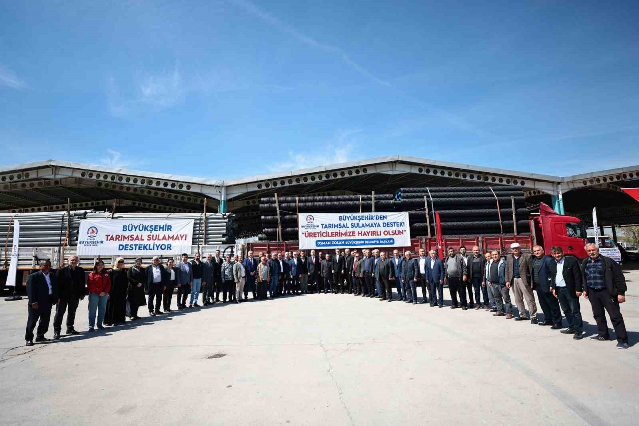 Denizli Büyükşehirden tarımsal sulamaya büyük destek