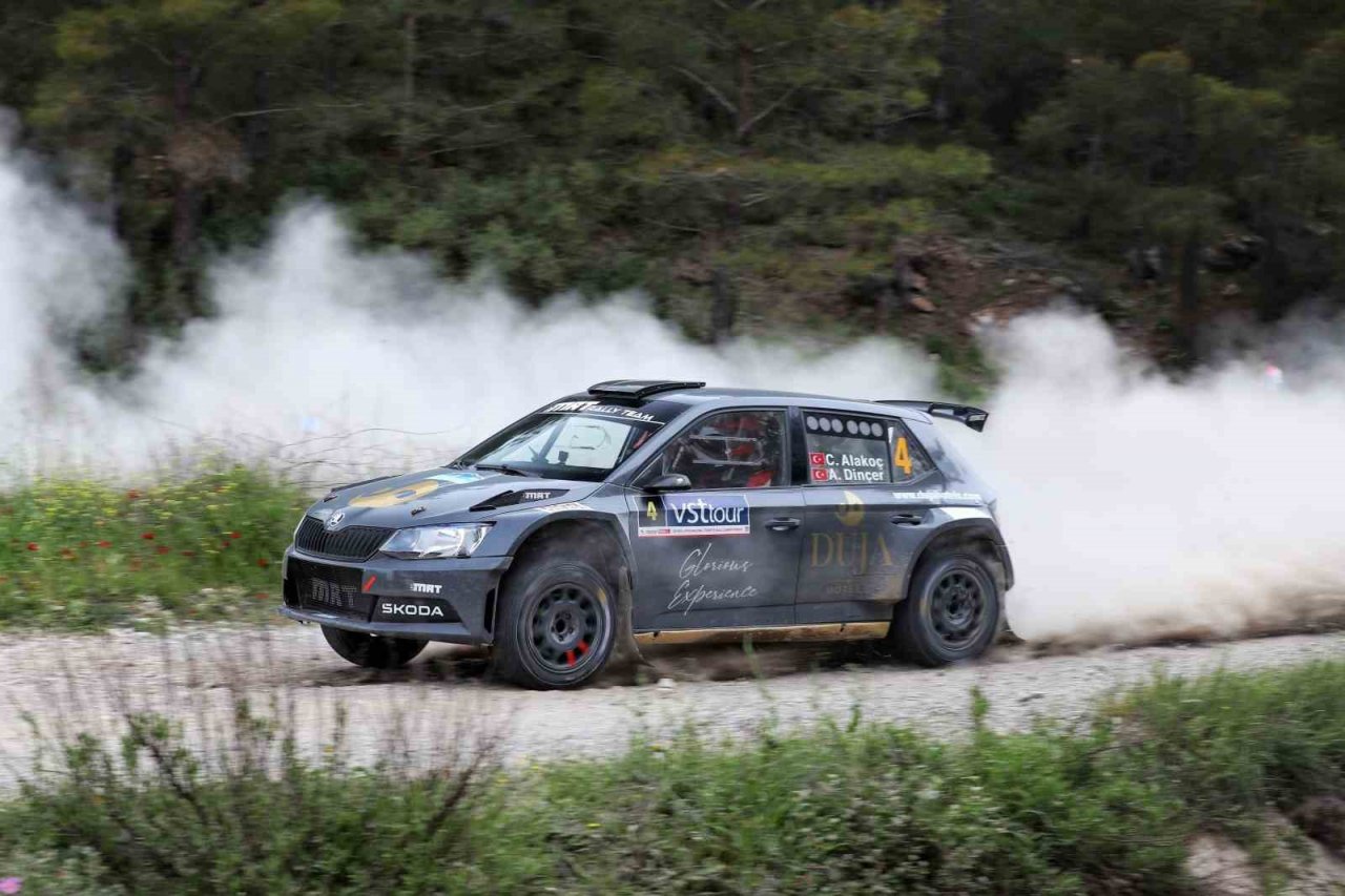 Bodrum’da ralli heyecanı