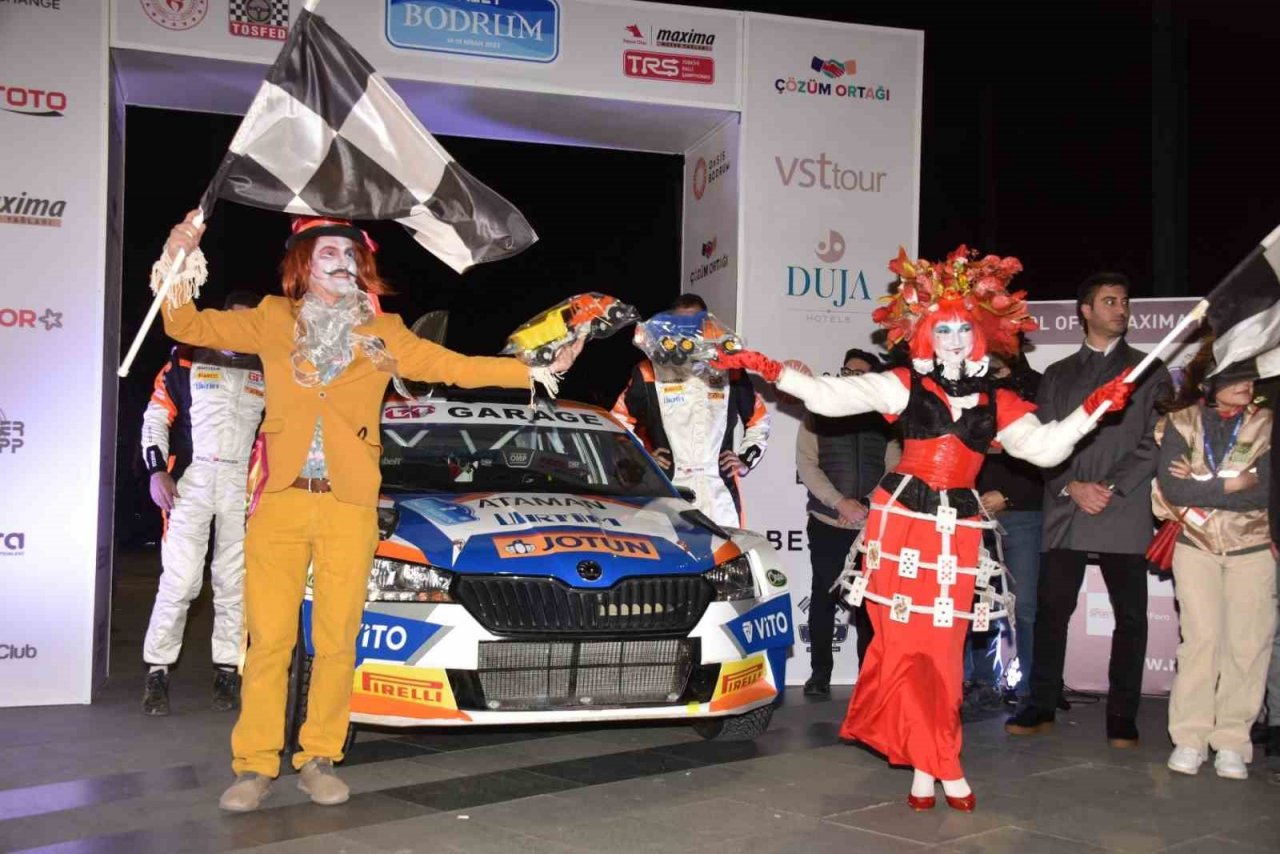 Bodrum’da ralli heyecanı