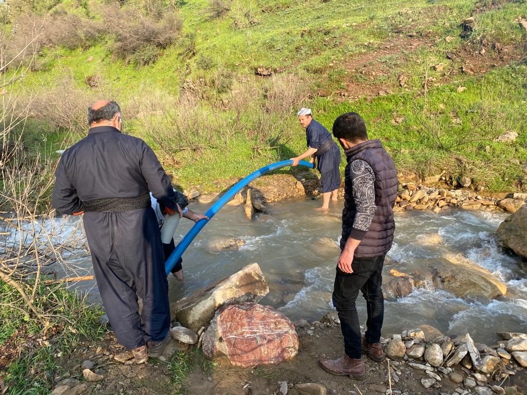 Derecik’te yağış birçok köyü susuz bıraktı