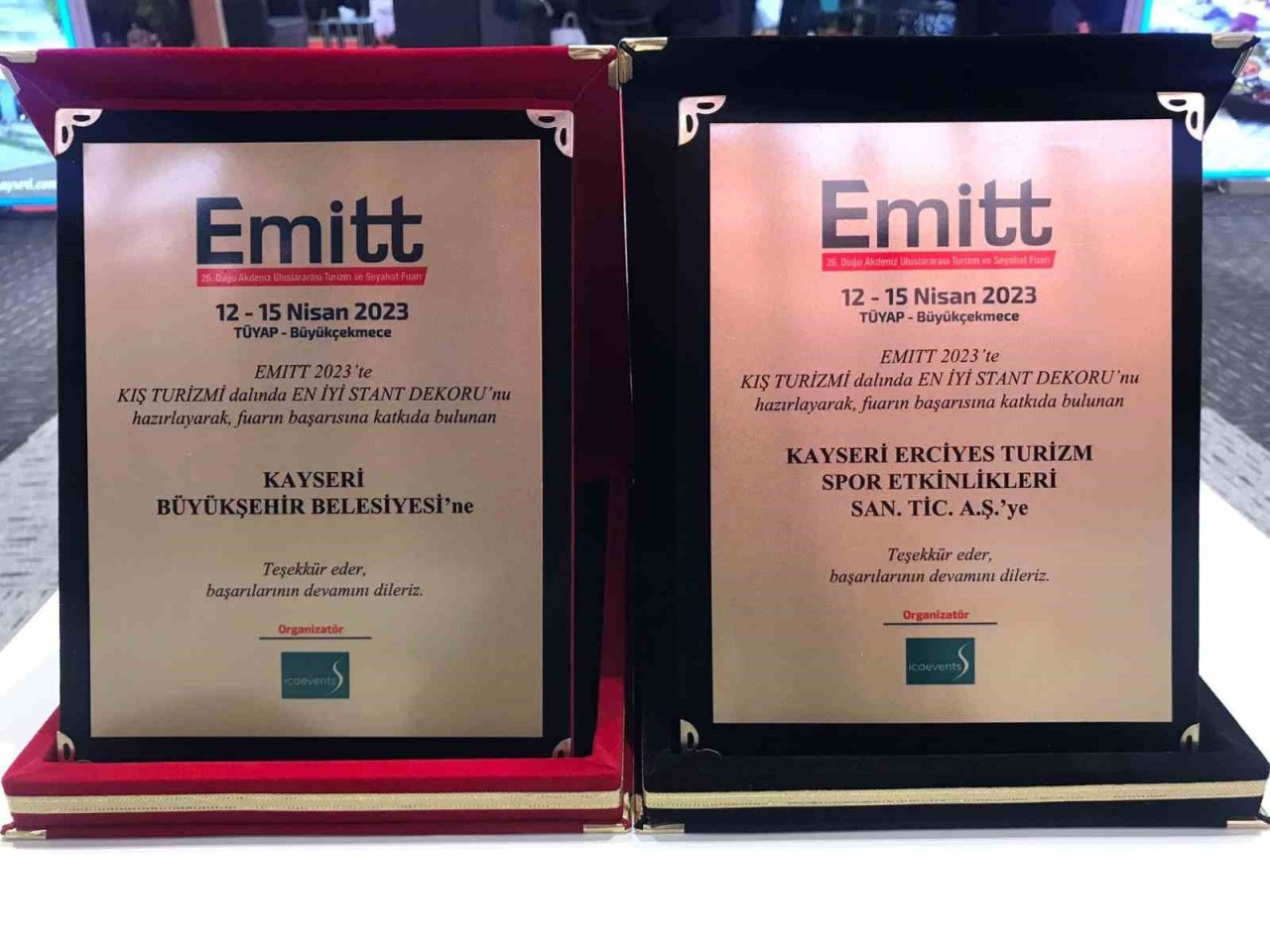 Kayseri Büyükşehir’e EMITT 2023’te Kış Turizmi Alanında En İyi Stant Dekoru Ödülü