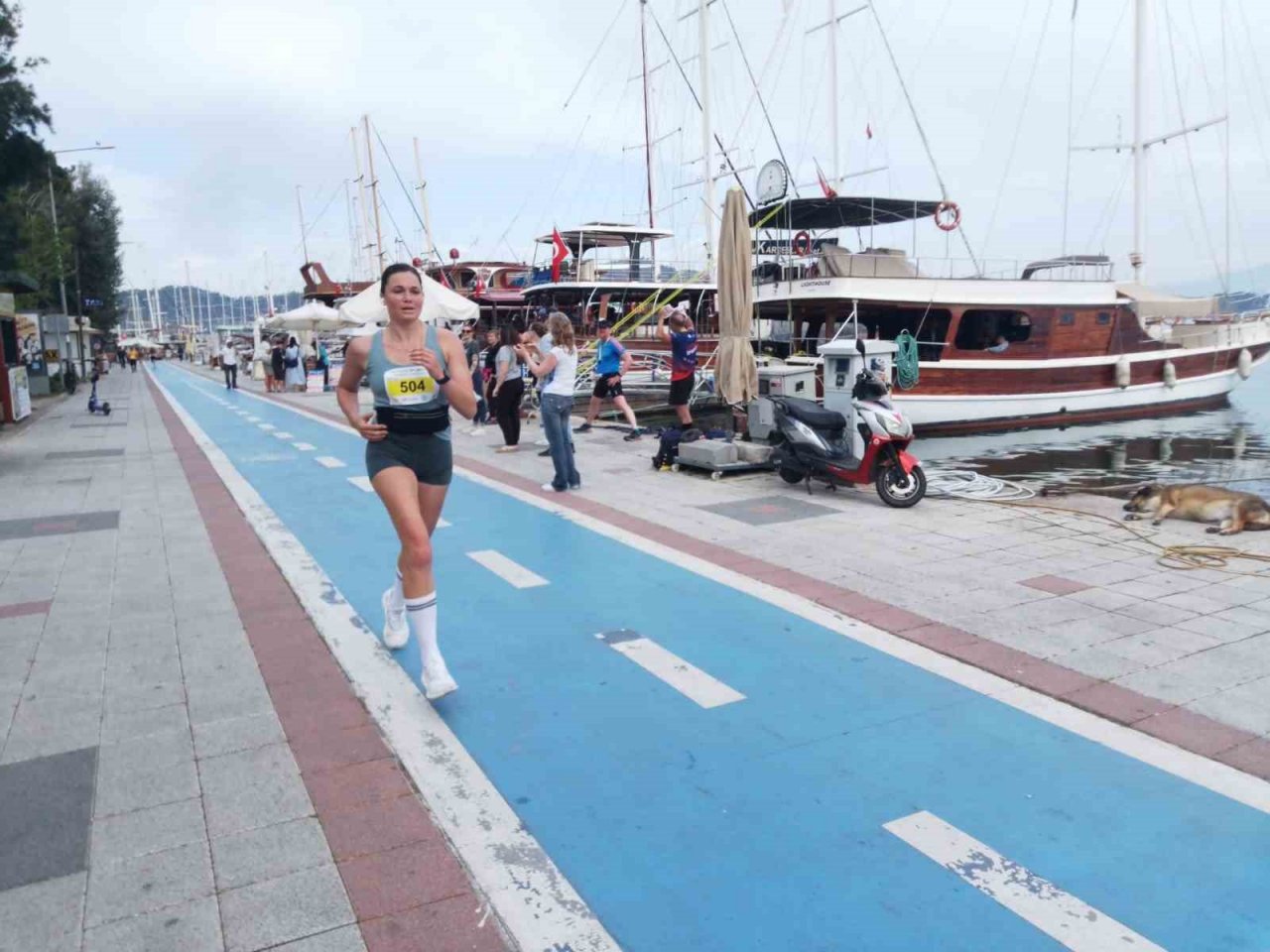 Fethiye Yarımada Koşusu renkli görüntülere sahne oldu