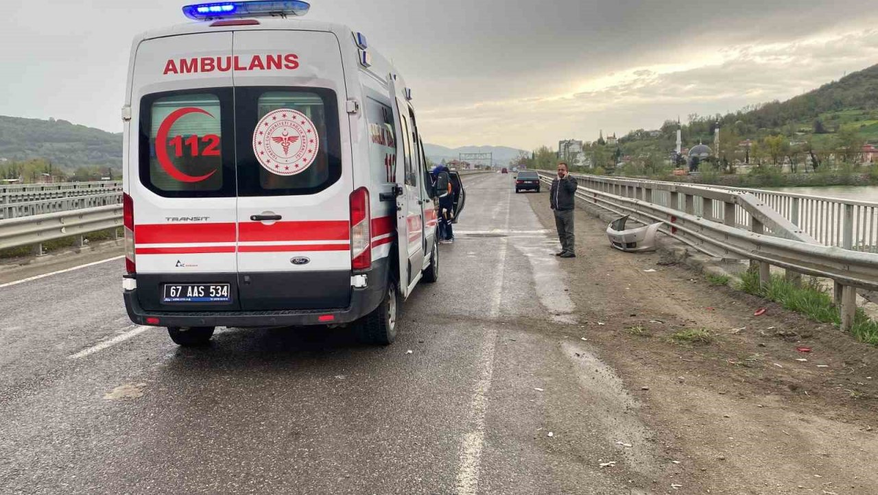 Zonguldak’ta trafik kazası: 4 yaralı