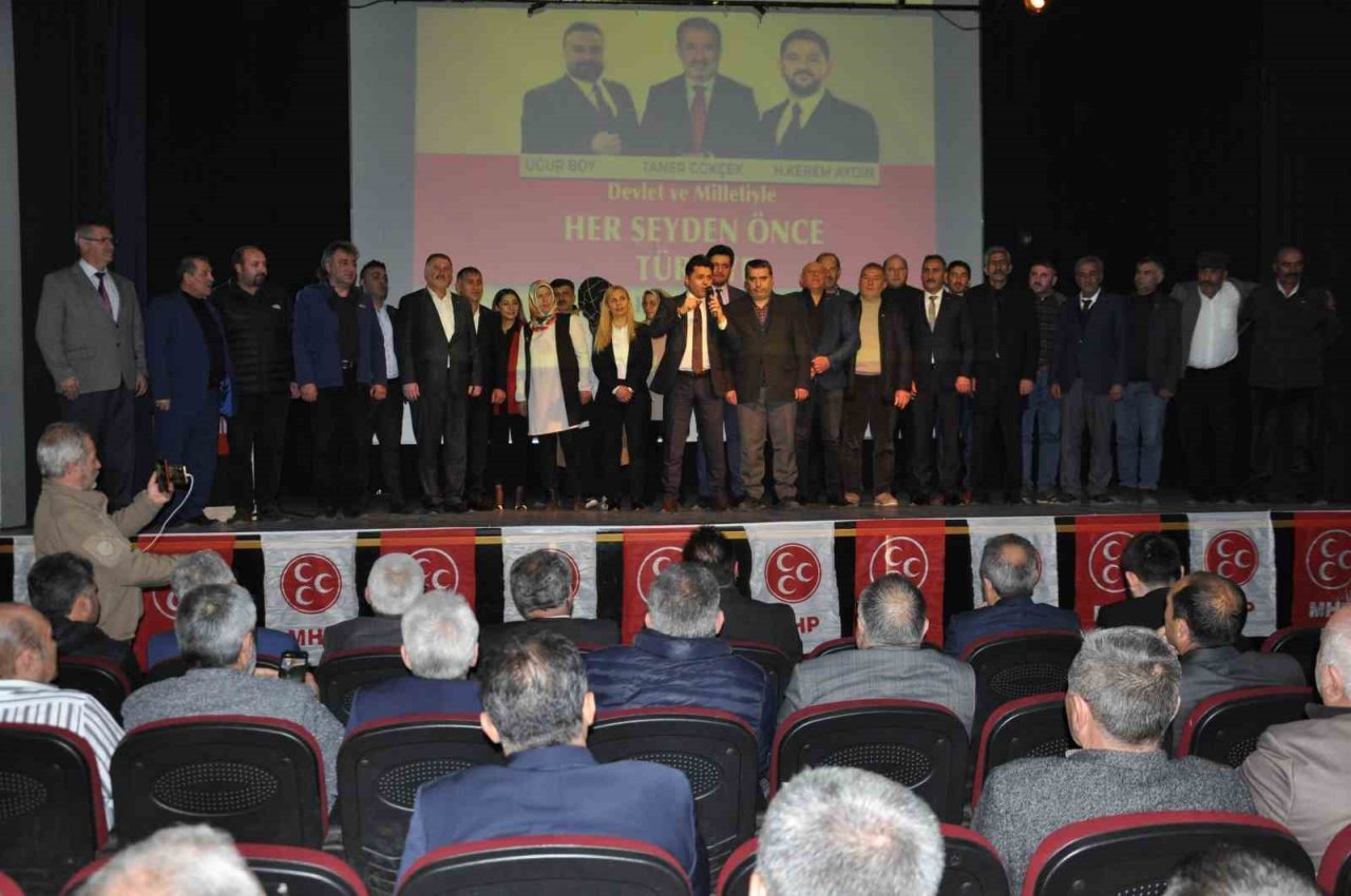 MHP Kars milletvekili adayları tanıtım toplantısı yapıldı