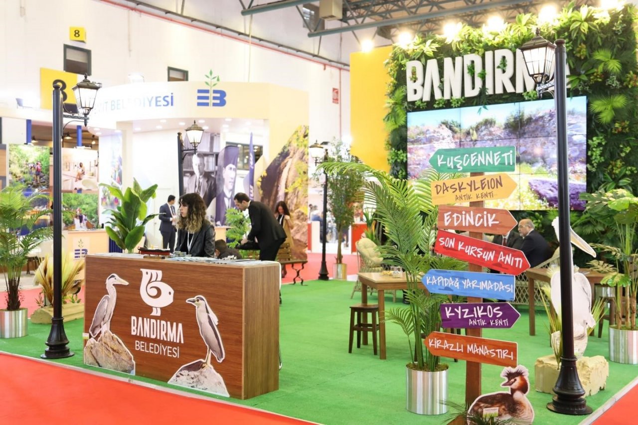 Bandırma Belediyesi EMİTT Fuarında “En Etkin Tanıtım Ödülü’ne de layık görüldü