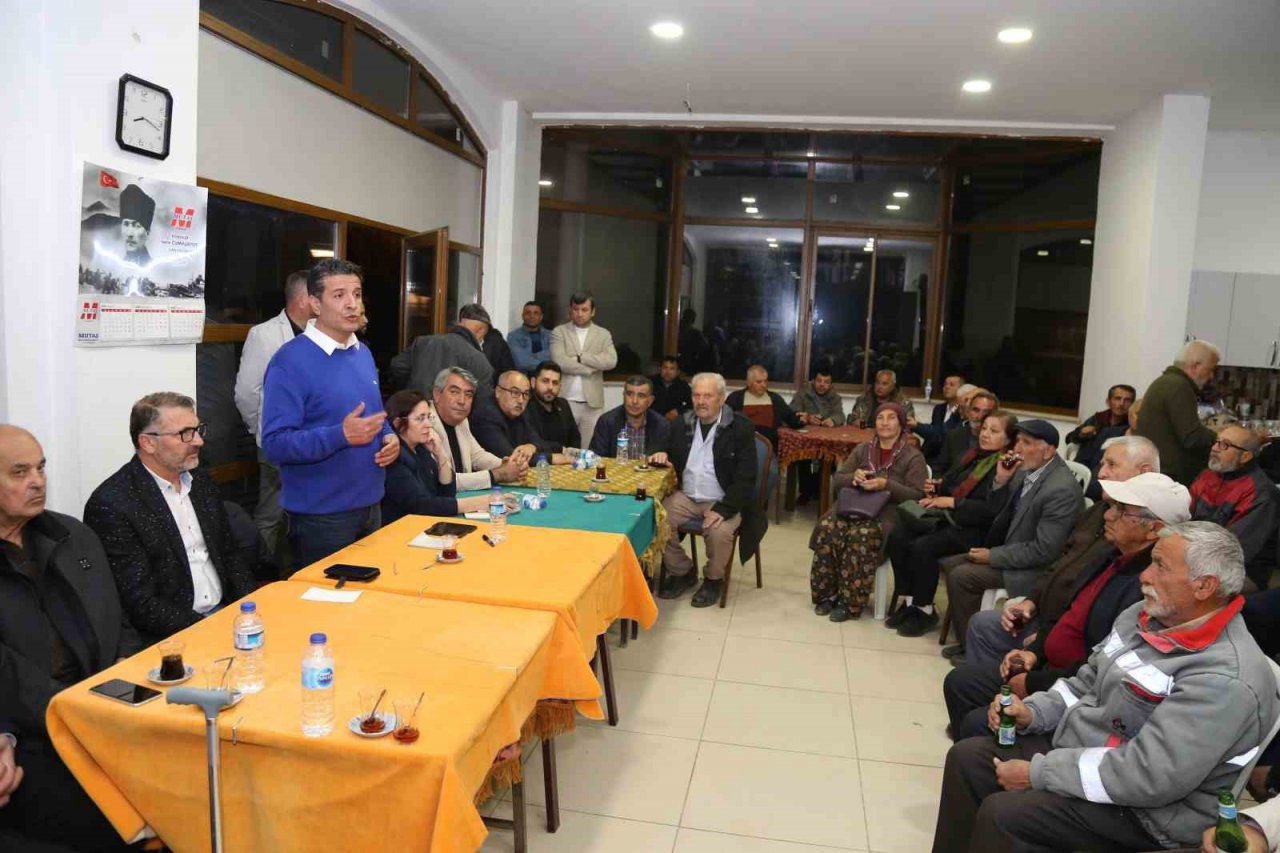 Başkan genç, mahalle buluşmalarında