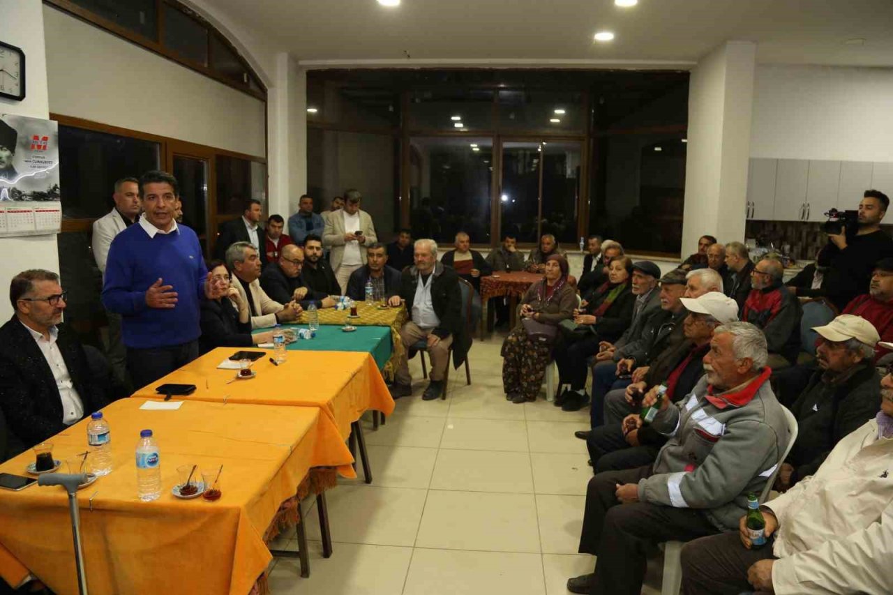 Başkan genç, mahalle buluşmalarında