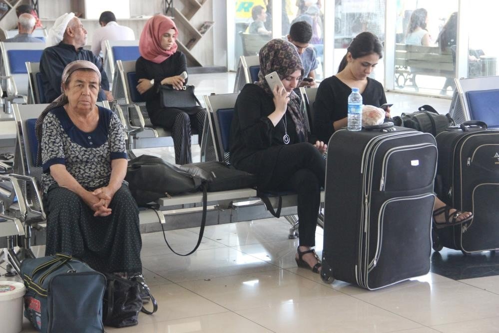 Erzincan Otogarında bayram hareketliliği