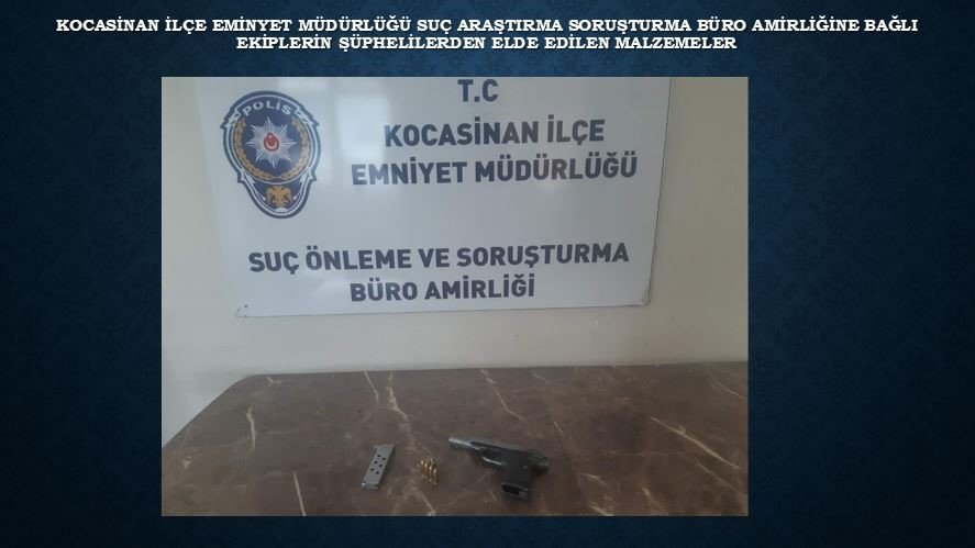 Kocasinan İlçe Emniyet Müdürlüğü ekipleri 33 Olay Aydınlattı