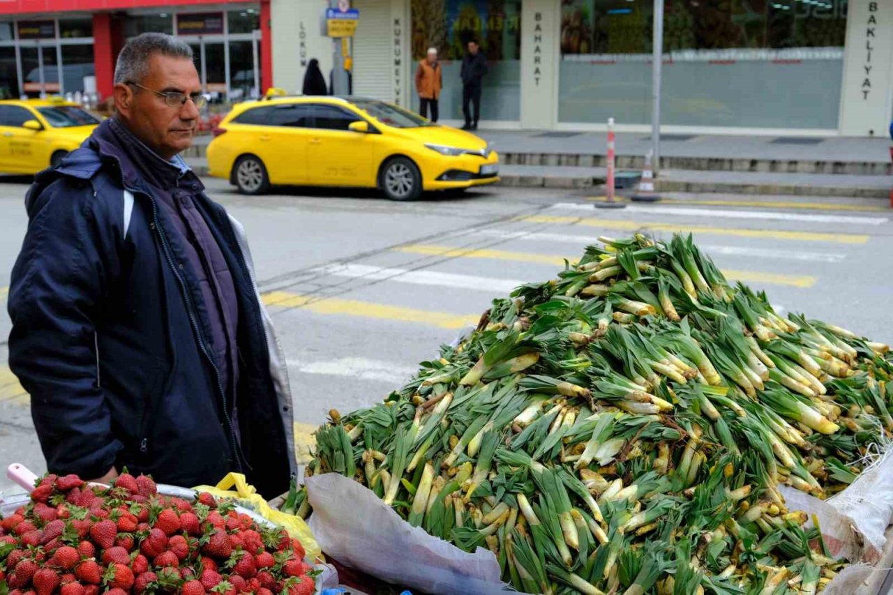 Lezzet ve şifa deposu çiriş otu tezgahlarda yerini aldı