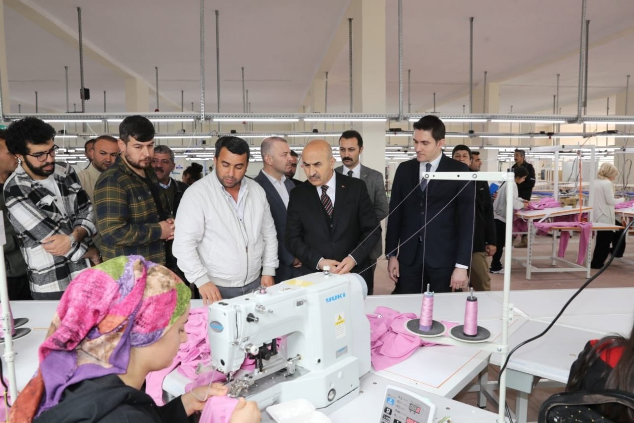 Mardin’de devlet eliyle gençlerin istihdamı için yapıldı, fabrikaların ilki üretime başladı